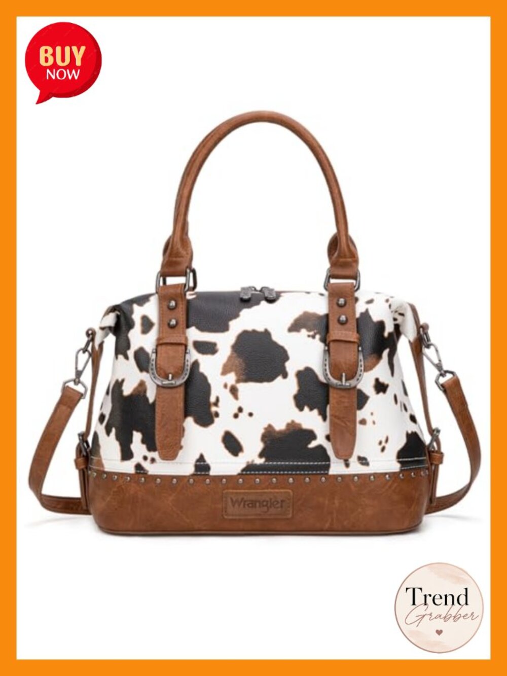 Western Doctor Bag Barrel Satchel with Detachable Strap Shoulder Purse - Picture 1 of 6